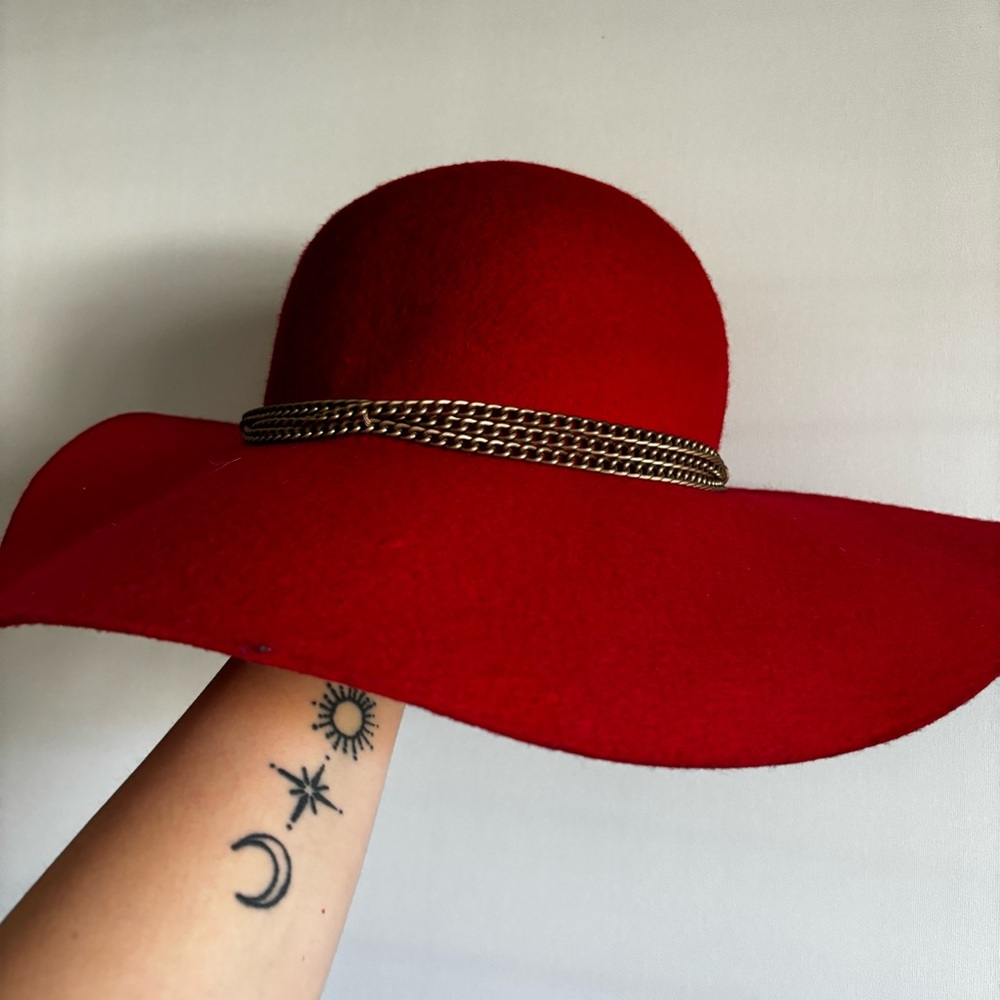 Red Wool Hat
